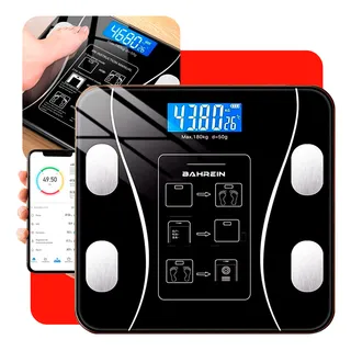 Balança Digital Bioimpedùncia Até 180kg De Academia Dieta Treino Com Aplicativo Bluetooth Marca Bahrein Balança Digital Bioimpedùncia Até 180kg De Academia Dieta Treino Com Aplicativo Bluetooth Marca Bahrein