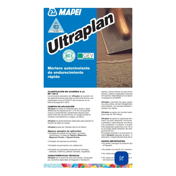 Autonivelante De Mapei Ultraplan De Mapei Para Pisos