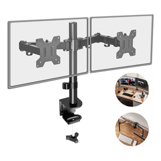 Soporte De Monitor Doble Para 2 Pantalla Giratorias Horizon Soporte De Monitor Doble Para 2 Pantalla Giratorias Horizon