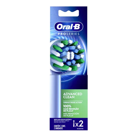 Pack X2 Repuestos De Cepillo Electrico Dientes Cross Action Oral-b