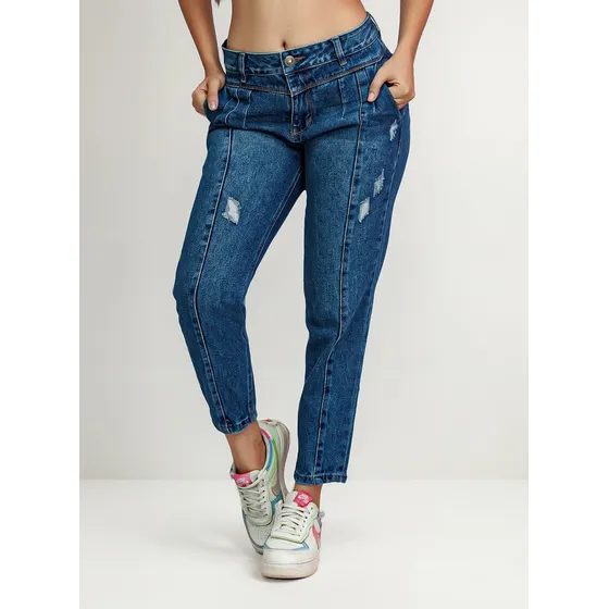 Jean Boyfriend De Mujer Diseño Exclusivo John Alco   