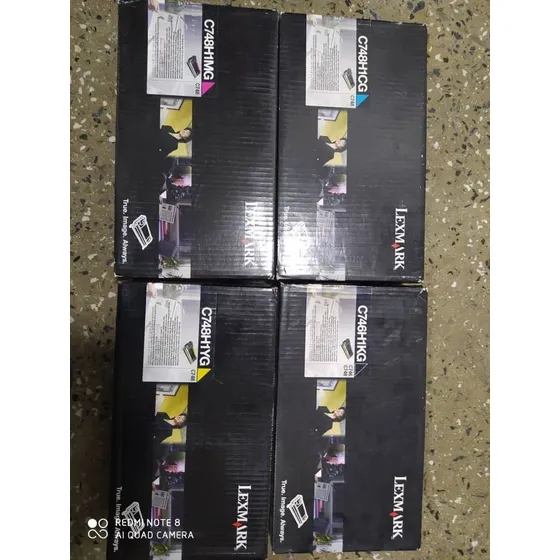 Toner Lexmark . C748, Serie Completa
