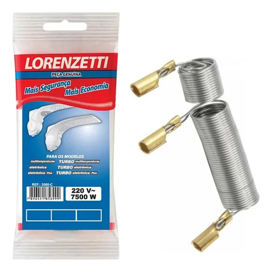 Resistência Para Chuveiros 220v 7500w Ref 3060c Lorenzetti