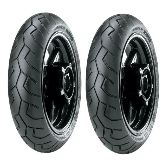 Par Pneu 100/80-14 E 120/80 Pirelli D Scooter Compatível Pcx
