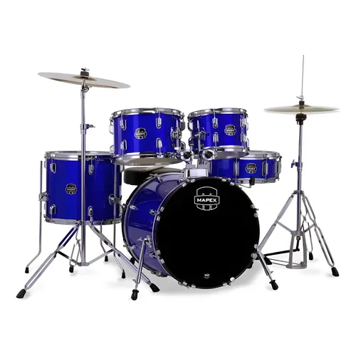 Bateria Mapex Venus VE5294FTC-VC 5 Azul Metálico Aço Para