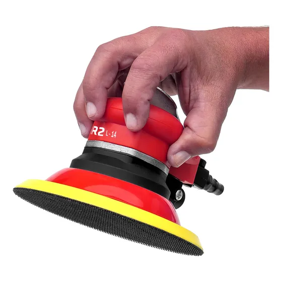 Lixadeira Pneumática Orbital 6 Rokit Roquite Hookit Cor Vermelho