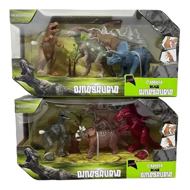 Set Dinosaurios 3 Dinos Chicos De Casa Valente