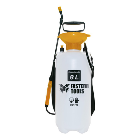 Pulverizador Lateral 8l Com Compressão Prévia Fst030 Fasterr Cor Branco Pulverizador Lateral 8l Com Compressão Prévia Fst030 Fasterr Cor Branco