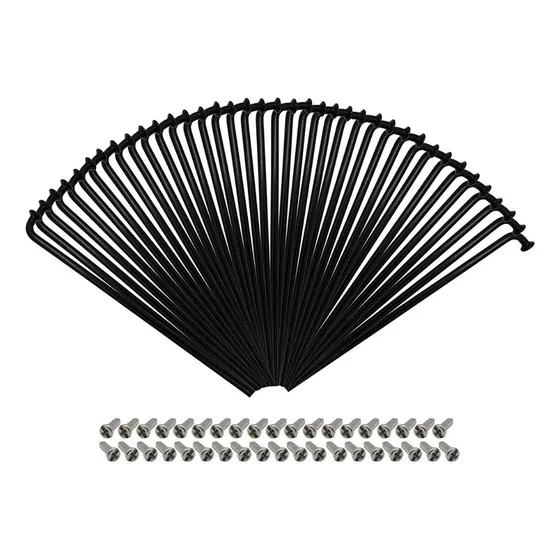 Radios Para Bicicleta 263mm Negros Gw Para 2 Rines