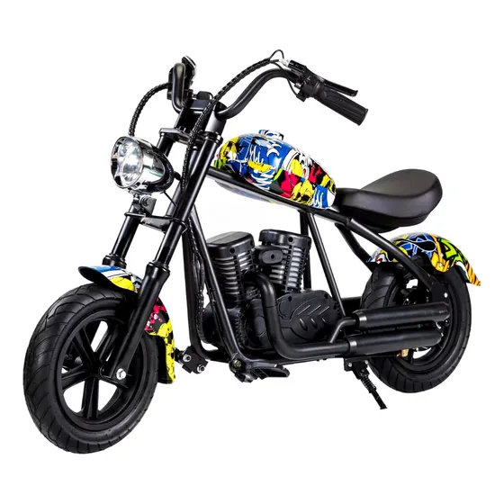 Motocicleta Eléctrica Infantil Con Luces Y Sonidos Reales