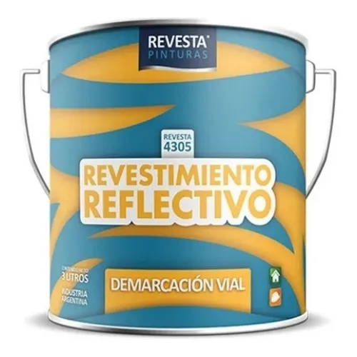 Revestimiento Reflectivo Acrílico 4305 Revesta 4,8 L Pintumm Color Blanco