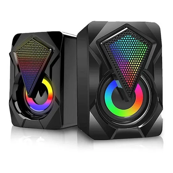 Cornetas Altavoces Para Pc Laptop Rgb 3.5mm Gamer Gaming X2