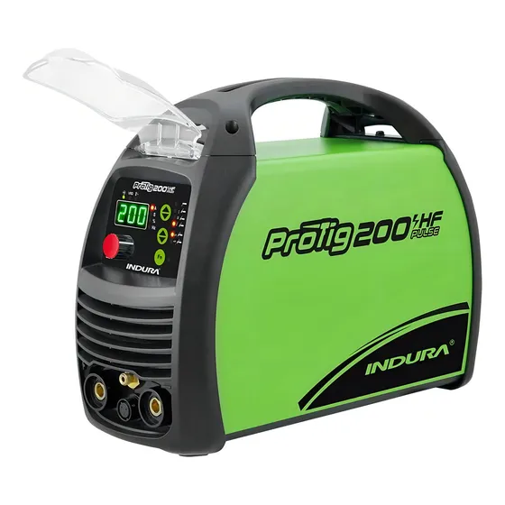 Soldadora Indura PROTIG 200 HF PULSE 50/60 Hz 220V 200 Amperes Color Verde
