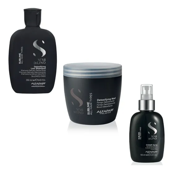 Shampoo Máscara Anti Resíduo E Finalizador - Alfaparf Detox
