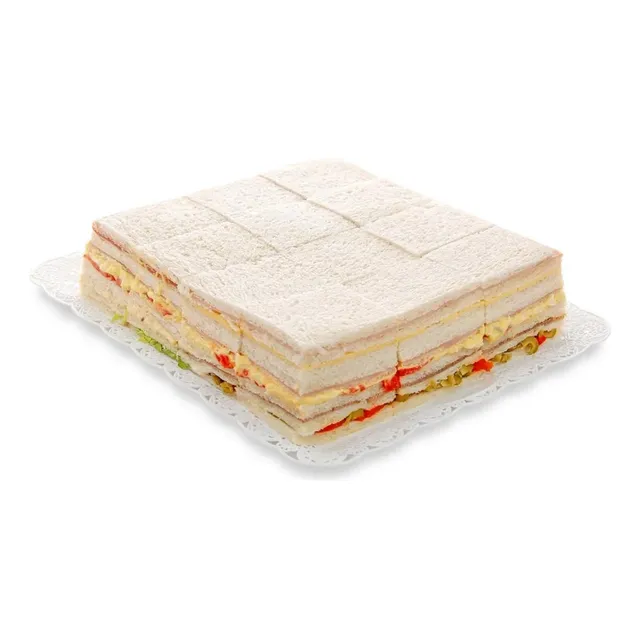 48 Sandwich De Miga Triples De Miga 9x7 Bien Rellenos