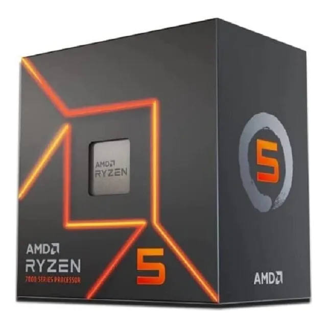 Procesador De Escritorio Amd Ryzen 5 7600 De 6 Núcleos Y 12