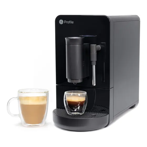 Ge Maquina Cafe Expreso Automatica Perfil + Espumador Leche