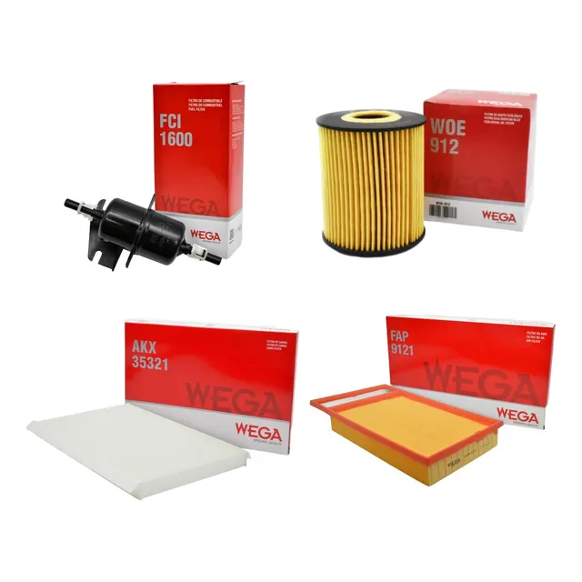 Kit Filtros Wega Fiat Palio Ill Siena Idea Strada 1.6 Etorq