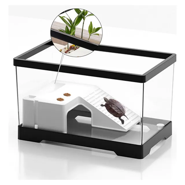 Tanque Para Tortugas, Hábitat De Tortugas, Escondite, Caja D