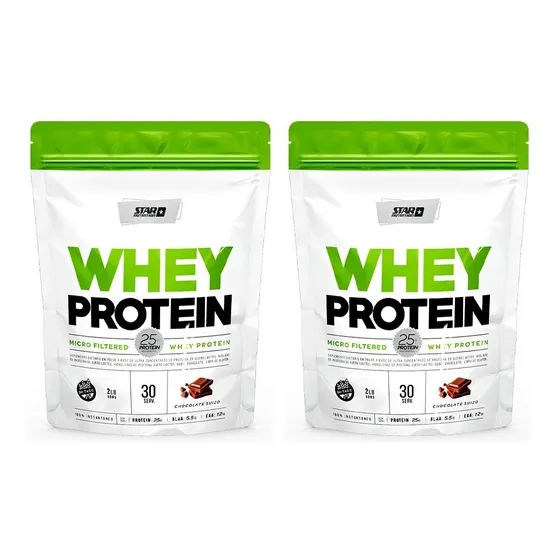 Star Nutrition Whey Protein Doypack 2lb X2 Unidades