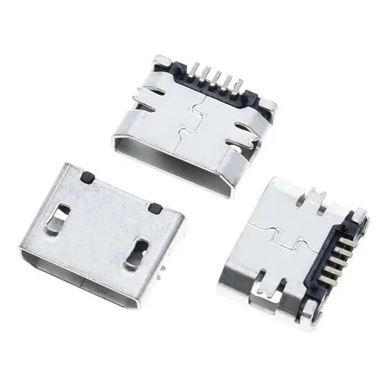 5x Conector Micro Usb Femea Reparo