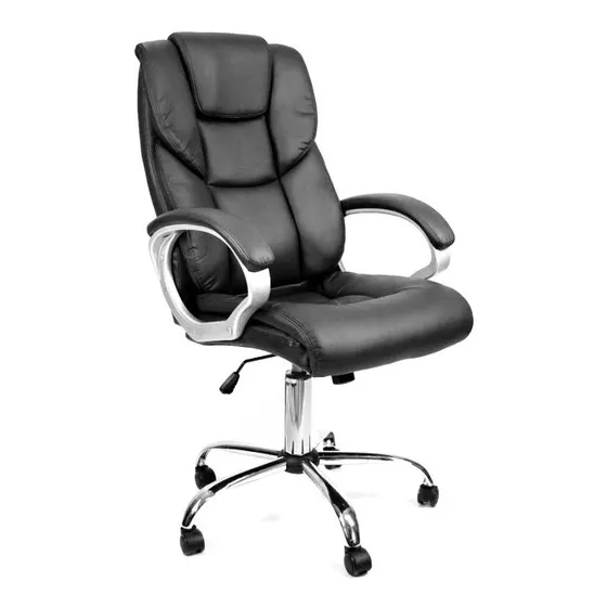Silla Ofilook 4029 Presidencial Bipiel Con Ruedas
