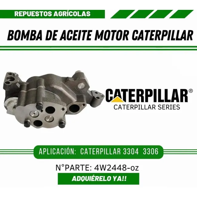 Bomba De Aceite Motor Caterpillar 3304/3306 4w2448