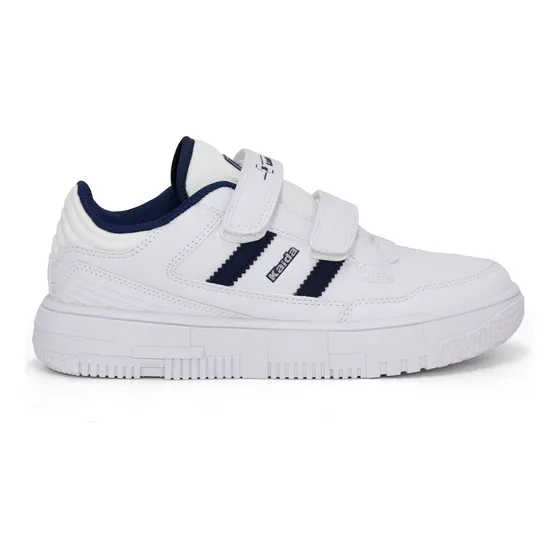Zapatillas Escolares Juvenil Kaida Kd25q1-03n Blanco Azul