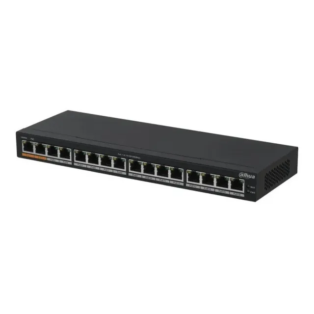 Dahua Switch Poe 16 Puertos Gigabit 190watts  Hi-poe  32gbps