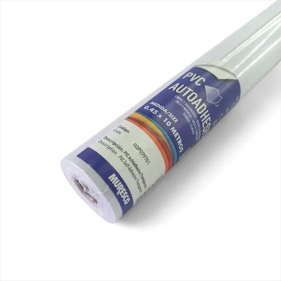 Rollo Pvc Muresco Contact Autoadhesivo Transparente 45 X 10m