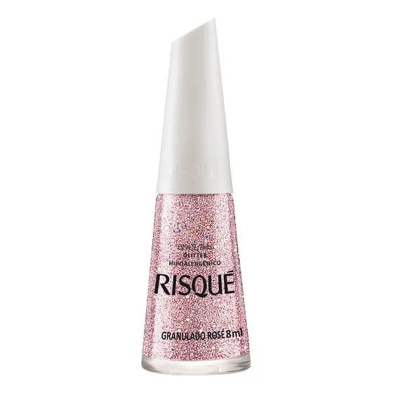 Esmalte De Uñas Color Risqué Granulado Rose X 8 Ml