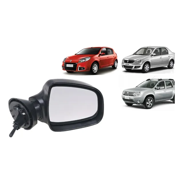 Espejo Manual Renault Sandero, Logan, Duster 2009-15 Lh O Rh