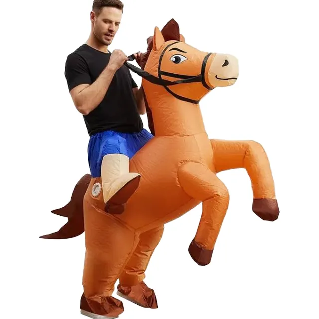 Disfraz Inflable De Vaquero Adulto