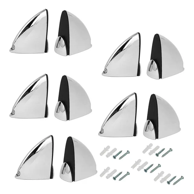 Abrazadera Cristal Ajustable Para Estante 10 Unidad