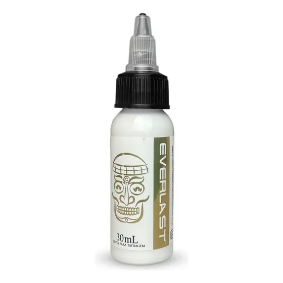 Tinta Everlast Para Tatuagem True White 30 Ml Eletric Ink