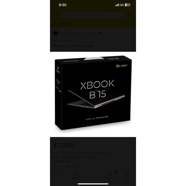 Laptop Xbook Lanix B15 Intel Icore I3