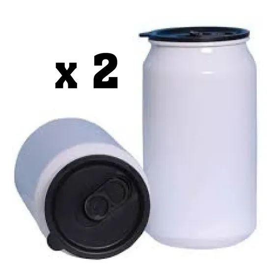 Termo Blanco Para Sublimar Tipo Lata Refresco 350ml Aluminio