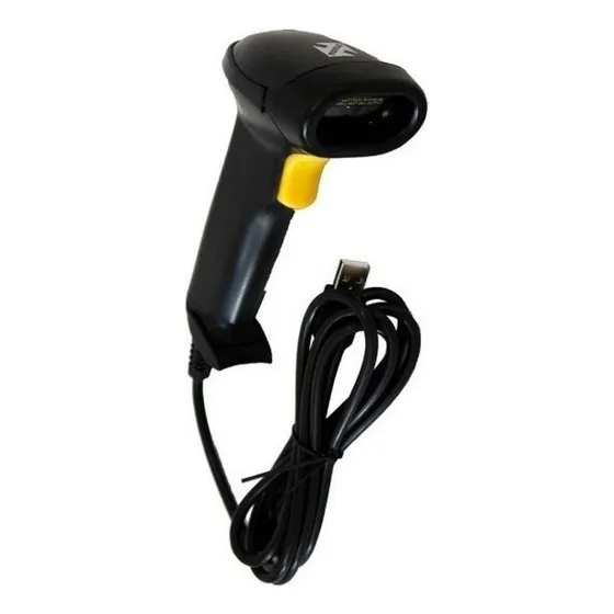 Leitor de Código de Barras de Produtos e Boletos Bancarios Nf-e 1D USB LI180 Nonus Cor Preto