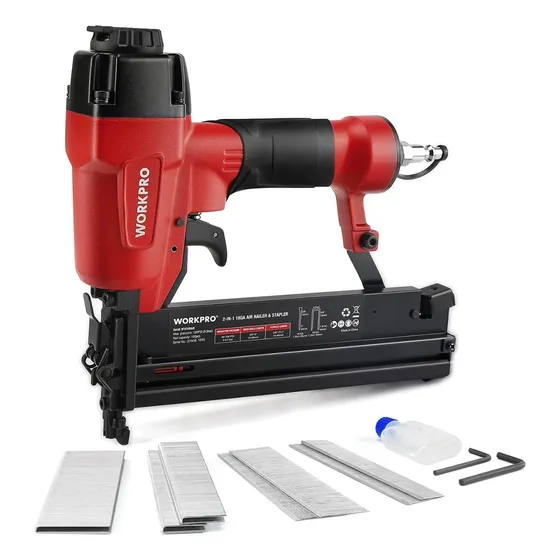 Clavadora / Grapadora Neumatica Calibre 18 Workpro W181004a