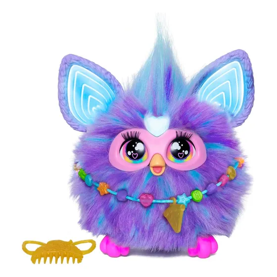 Furby Morado Interactivo, Juguete Peluche Niñas Y Niños