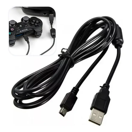 PSM cabo recarregar controle para ps3 carregar bateria manete