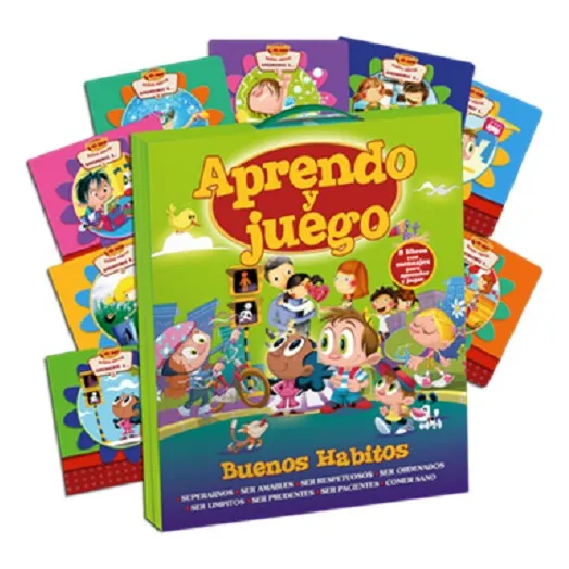 Colección 8 Libros Cuentos Infantiles Valores-buenos Hábitos