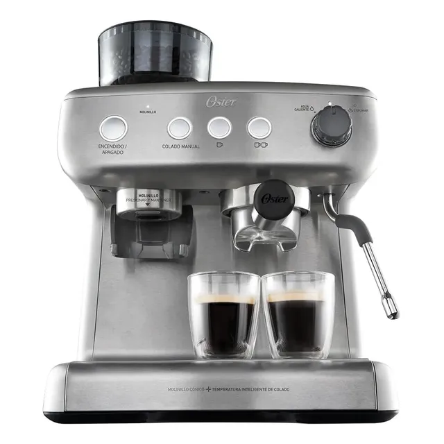 Cafeteira Espresso Oster Xpert Perfect Brew Cor Aço inoxidável