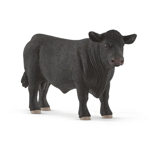 Figura Muñeco Toro Angus Negro Cuernos Schleich Rodeo Trex