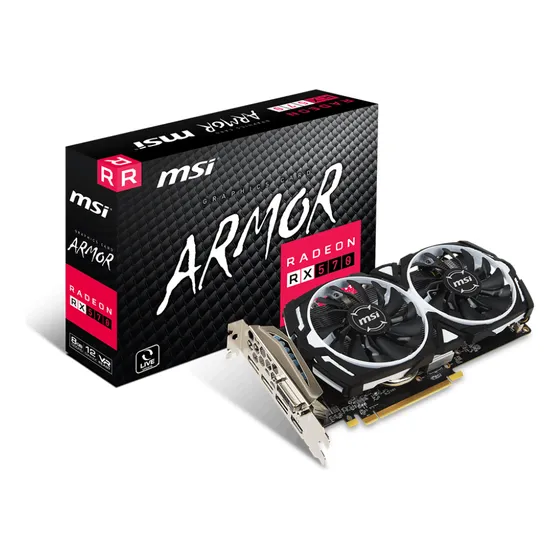 Tarjeta Grafica Msi Radeon Rx 570 Armor 8g Oc (usada)