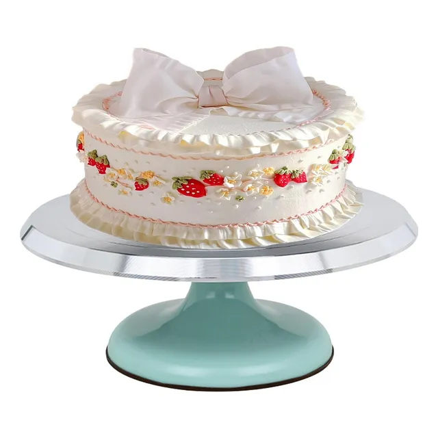 Plato Giratorio Para Pasteles De Metal Soporte Giratorio Par