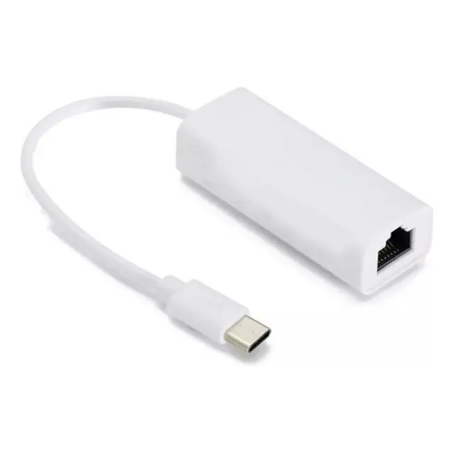 Adaptador Cable Usb Tipo C A Rj45 Ethernet Red Lan Internet