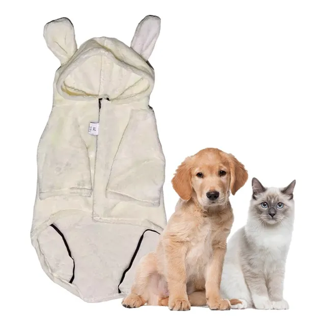  Poleron Ropa Perros Suave Chaleco Invierno Gatos Mascotas 