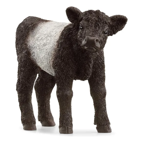 Figura Coleccionable Ternero Galloway Pintada A Mano Schleic