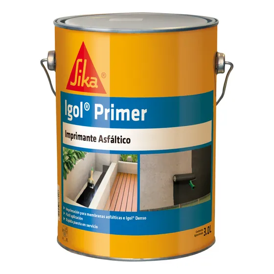 Igol Primer Imprimante Asfáltico Sika 3 Lt